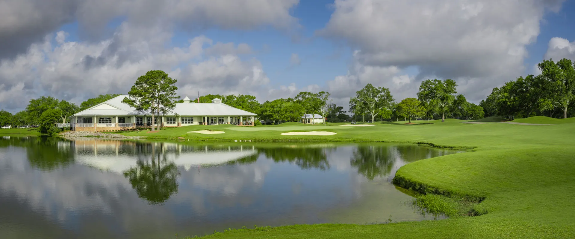 Craft Farms Golf Club Clubhouse Across the Lake