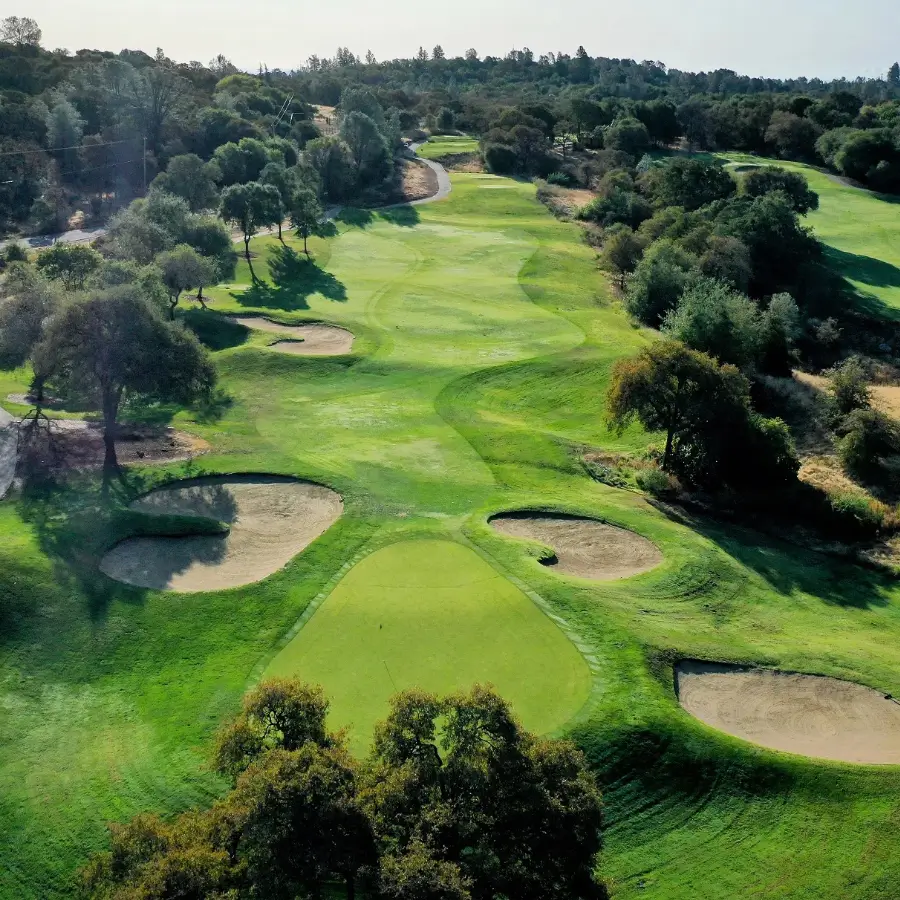 The Ridge golf course in Auburn, California