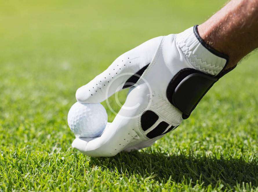 Choosing the right golf equipment with a copyright logo.